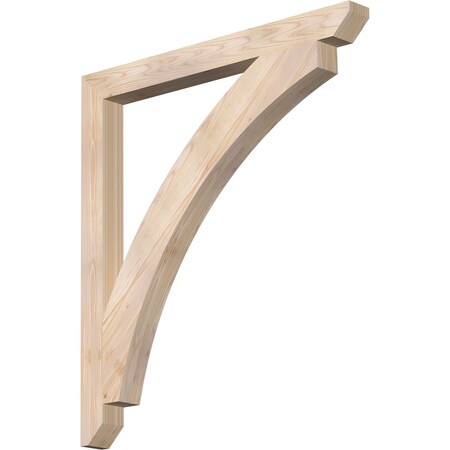 Ekena Millwork Thorton Slat Smooth Bracket, Douglas Fir, 3 1/2"W x 40"D x 44"H BKT04X40X44THR06SDF